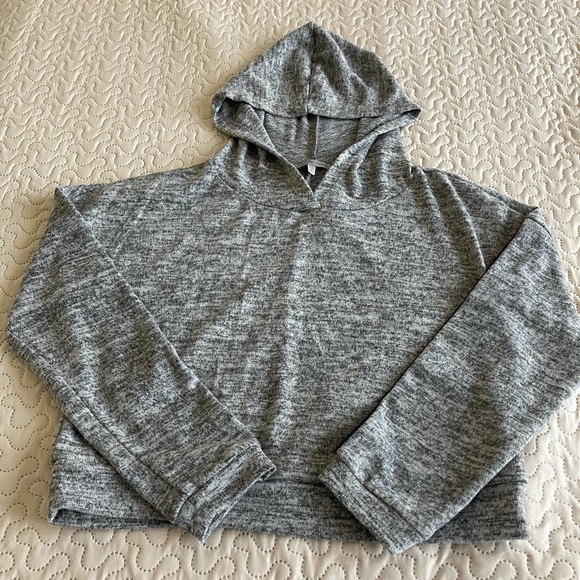 Charlotte Russe Gray Hoodie Size X Small - Picture 5 of 11